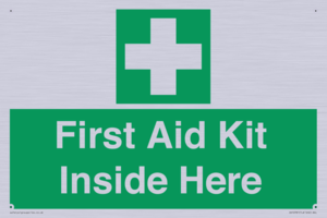 First Aid Kit Inside Here